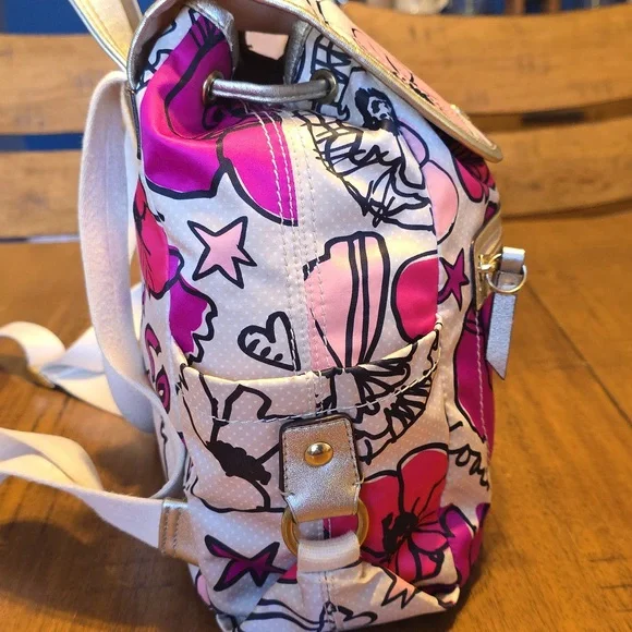 Coach Poppy Kyra Floral Backpack - Picture 5 of 16